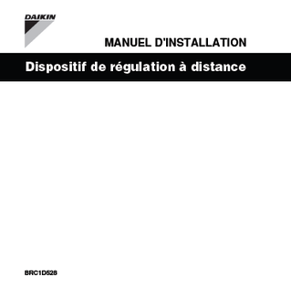 BRC1D528 - EU Remocon Sky air - VRV_4PW23716-1_Installation manuals_French download